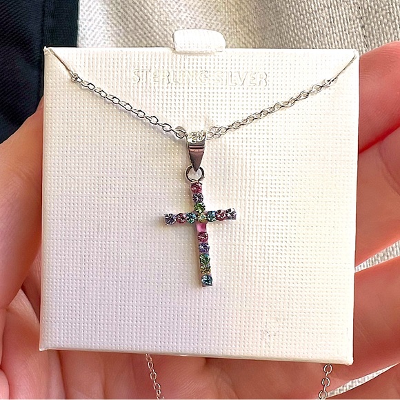 Multicolored Cross Necklace - Kohl’s Jewelry - Picture 1 of 2
